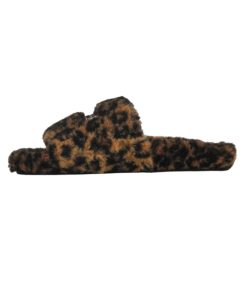 Balenciaga Furry Slide Leopard Brown Black OG0730926