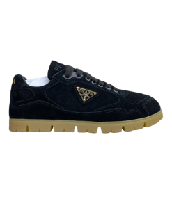 Prada Trail Suede Sneakers Black OG0706650