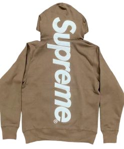 Supreme Satin Appliqué Hooded Sweatshirt brown OG0729225