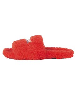 Balenciaga Furry Slides Red OG0730920