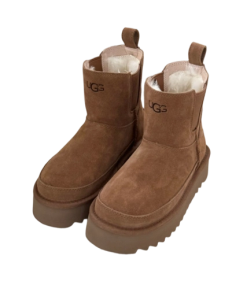 UGG Classic Chelsea Platform Mini Boot Chestnut (Women's) OG0704629