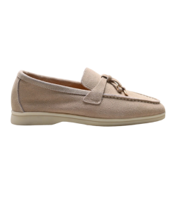 Loro Piana Bean Shoes Apricot OG0716737