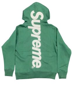 Supreme Satin Appliqué Hooded Sweatshirt green OG0729224