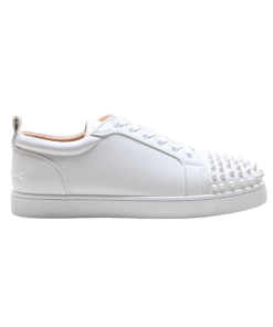 Christian Louboutin Louis Junior Spikes Flat White OG0707667