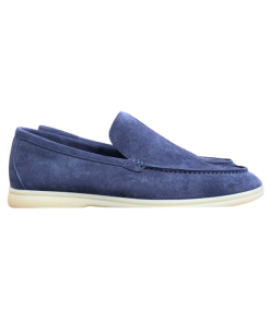 Loro Piana Bean Shoes Blue OG0716733