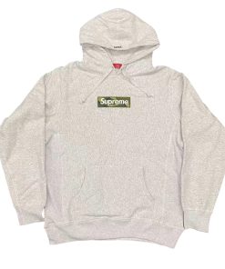 Supreme 23Fw Camouflage Box Logo Hooded Sweatshirt grey OG0729261