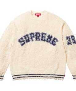 SUPREME SS25 TEXTURED ARC SWEATER apricot OG0730291