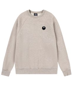 Stussy Sand Round Neck Hoodie Apricot OG0731365