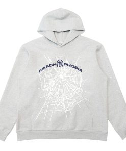 Sp5der Arach NY Phobia Hoodie Grey OG0725102