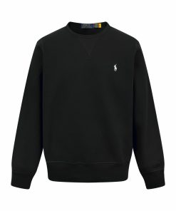 Ralph Lauren logo embroidered hoodie black OG0730316