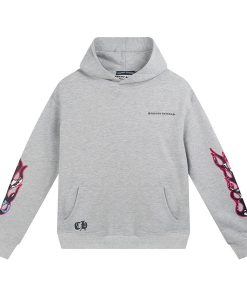 Chrome Hearts Matty Boy Brain Hoodie Heather Grey OG0725131