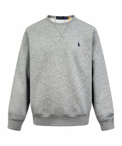 Ralph Lauren logo embroidered hoodie grey OG0730314