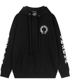 Chrome Hearts X Matty Boy Horseshoe Pullover Hoodie Black OG0725140