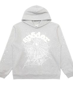 Sp5der OG Web Hoodie Grey OG0725113