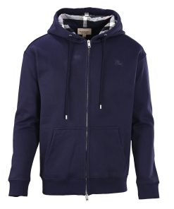 Burberry War Horse Checkered Hat Zipper Hoodie OG0728184