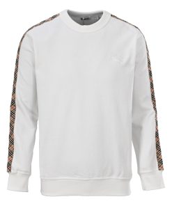 BURBERRY round neck sweatshirt White OG0728207