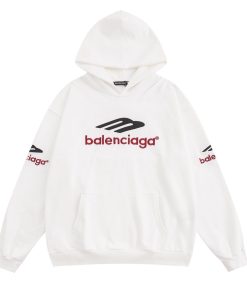 Balenciaga 3B Sports Icon Hoodie White OG0801384