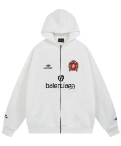 Balenciaga Classic Couple Hoodie White OG0801382