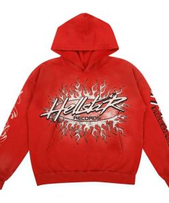 Hellstar Records Hoodie Red OG0801427