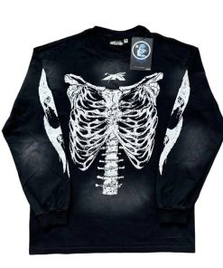 Hellstar Skeleton Long-Sleeve T-Shirt Black OG0803432